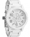 Nixon 51-30 Chrono Watch - Men's All White/Silver, One Size