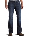 7 For All Mankind Men's A Pocket Bootcut Jean in New York Dark