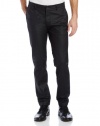 Calvin Klein Sportswear Men's Coated Twill Pant, Black, 31x32