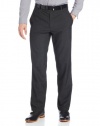 Kenneth Cole Reaction Men's Windowpane Slim Fit Flat Front Dress Pant