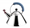 Alessi Michael Graves Kettle with Bird Whistle, Blue Handle