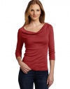 Red Dot Women's Cowl Neck Top
