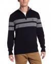 Nautica Men's Big-Tall Marled Stripe Sweater