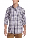 Nautica Men's Big-Tall Long Sleeve Small Plaid Shirt