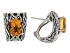 Balissima By Effy Collection Sterling Silver Citrine Earrings