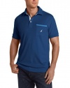 Nautica Men's Short Sleeve Performance Polo Shirt