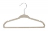 Delta 30 Count Set of Kids Velvet Hanger, Beige