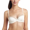 Felina Women's Tricia Lace Trimmed Satin Contour Bra