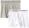 Calvin Klein Boys 8-20 Ck 2Pk Boxer Briefs, Assorted, Medium 8/10