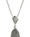 Judith Jack Color Cascade Item Sterling Silver, Swarovski Marcasite and Drusy Pendant Necklace