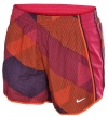 Nike Women's Printed Pacer Running Shorts-Fuchsia/Multi