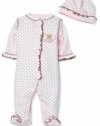 Little Me Mini Heart Layette Pink, 6 Months