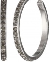 Kenneth Cole New York Marquis Stone Crystal Hoop Earrings