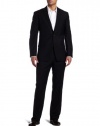 Kenneth Cole Reaction Men's Black Solid Suit Separate Coat