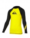 Quiksilver Toddler/Youth All Time L/S Rashguard, Yellow-4 Little Kids