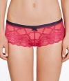 Elle Macpherson Intimates Cloud Swing Culotte Panty, M, Persian Red / Blue