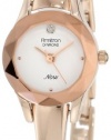 Armitron Women's 75/2433WTRG [Amazon Exclusive] Diamond Accented Dial Rose Gold-Tone Bangle Dress Watch