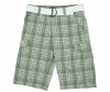 Epic Threads Plaid Belted Cargo Shorts Castor Grey 14