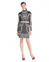 Rachel Roy Collection Women's Lion Jacquard Sweater Dress