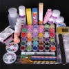 350buy 36 Acrylic Powder Liquid KITS Primer UV NAIL ART TIP Set Dust Stickers Brush