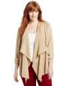 Calvin Klein Women's Plus-Size Metallic Flyaway Cardigan Sweater