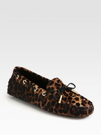Leopard-printed calf hair adds an animalistic touch to this classic design with smooth leather laces. Leopard-print calf hair upper with leather lacesLeather liningRubber solePadded insoleMade in Italy Leopard-printed calf hair adds an animalistic touch to this classic design with smooth leather laces. Leopard-print calf hair upper with leather lacesLeather liningRubber solePadded insoleMade in Italy