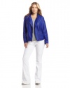 Calvin Klein Women's Plus-Size Colored Faux Leather Moto Jacket