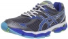 ASICS Women's GEL-Cumulus 14 Running Shoe,Storm/Brilliant Blue/Aqua,9 M US