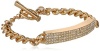 Kenneth Cole New York Bracelet Item Gold Pave Toggle Identification Bracelet, 7