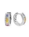 Effy Jewlery Water Colors Sapphire and Diamond Earrings, 1.76 TCW
