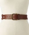 American Rag Women's Thick and Thin Harness Belt X Large, Oxford Tan