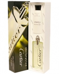Declaration By Cartier For Men. Gift Set ( Eau De Toilette Spray 3.3 Oz + Tonifying All Over Shampoo 3.3 Oz )