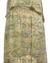 High-Low Hem Sundress (L, Warm Beige)