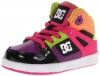 DC Footwear Kids Rebound UL Skate Sneaker (Toddler),Hot Pink,8 M US Toddler