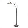 Robert Abbey 1847 Lamps with Lead Bronze Metal Shades, Lead Bronze/Ebonized Nickel Finish