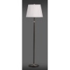 Robert Abbey 1842W Lamps with Ivory Microfiber Empire Shades, Lead Bronze/Ebonized Nickel Finish