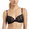 Betsey Johnson Women's Eyelet Lace 3 Section Foam Demi Bra Bra