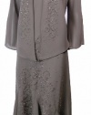 R&M Richards 2 Piece Beaded Dress and Jacket