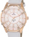 Bulova Women's 98R150 Solano Marine Star Leather strap Watch