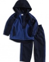 adidas Baby-Boys Infant Itb Binky Trek Jacket Set, Dark Blue, 24 Months