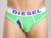 Diesel Men's Blade Fresh & Bright Brief, Green/Blue, Medium