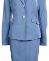 Calvin Klein Skirt Suit Blue Steel 2