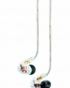 Shure SE535-CL Triple High-Definition MicroDriver Earphone with Detachable Cable (Clear)