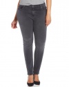 James Jeans Women's Plus-Size Twiggy Z 5-Pocket Skinny in Slate