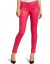 James Jeans Women's Twiggy Skinny Coated Jean in Hot Pink