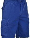 True Religion Brand Jeans Men's Samuel Cargo Shorts Blue