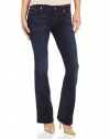 7 For All Mankind Women's Petite Short Inseam Kimmie Bootcut Jean