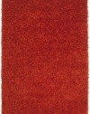 Surya TAZ-1005 Taz Plush Area Rug, 5 by 8-Feet, Orange Red