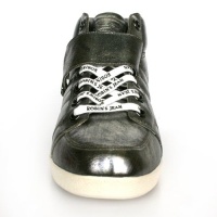 Robins Jean Fashion Sneakers Men Harrington (8, Gunmetal) Robins Jean Fashion Sneakers Men Harrington (8, Gunmetal)
