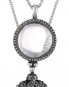 Lucky Brand Silver-Tone Double Pendant Necklace, 16